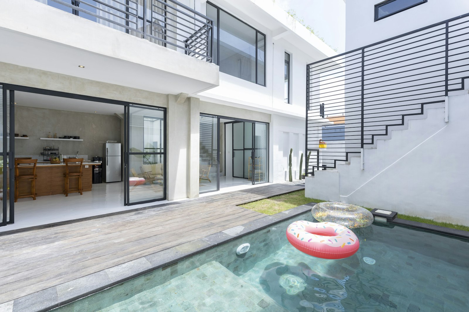 Residential buildings overlooking the coastline in Thailand